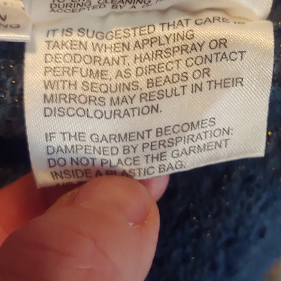 Whistles Wool Blend Cardigan Sweater w Lace Trim & Ribbon Tie Front Sz 4 - Picture 12 of 14